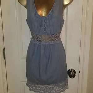Free People Chambray Summer Dress XS